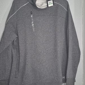 Under Armour Dark Gray Funnel Neck Pullover